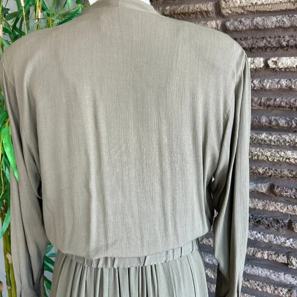 Carole Little Vintage Blouson Jacket and Full Skirt Outfit USA Made Size 12 - Picture 4 of 13